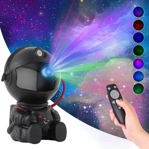 Creative Astronaut Galaxy Starry Sky Projector Nightlight USB Atmospher Bedroom Table Lamp